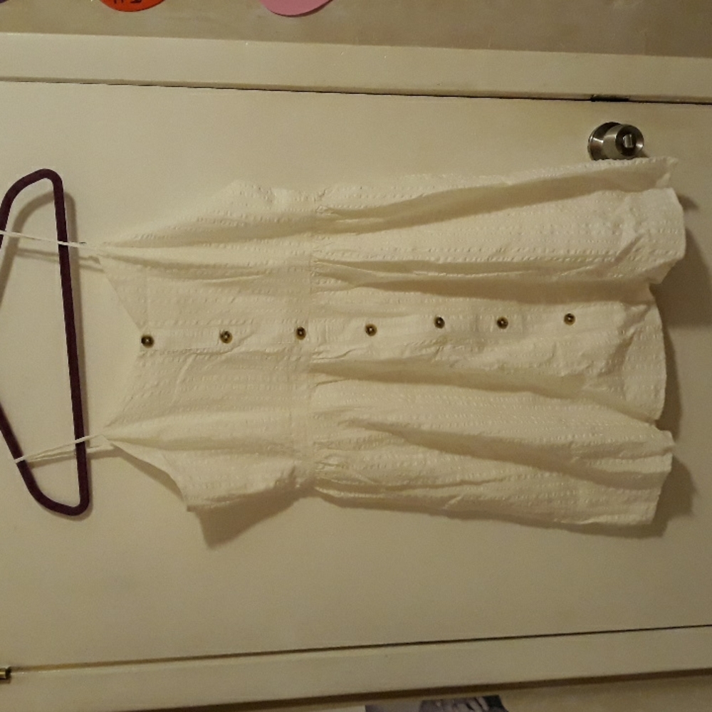 GB White cotton dress XL